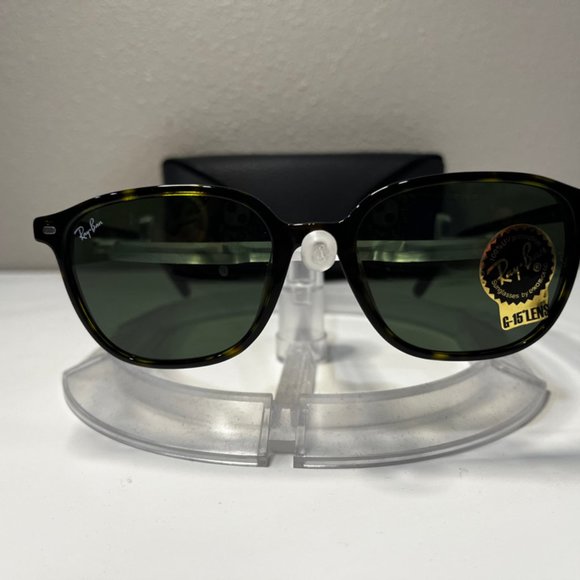 Ray-Ban Leonard sunglasses (RB2193). Polished tortoise frame/G-15 green lenses main image 5